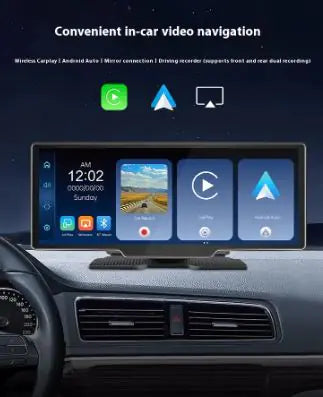 Dashcam Recorder Front And Rear Double Recording 4K Reversing